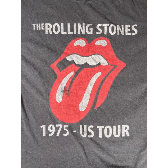 Rolling Stones 1975 Tour Tee Black XL – 2021 Licensed - Picture 5 of 6